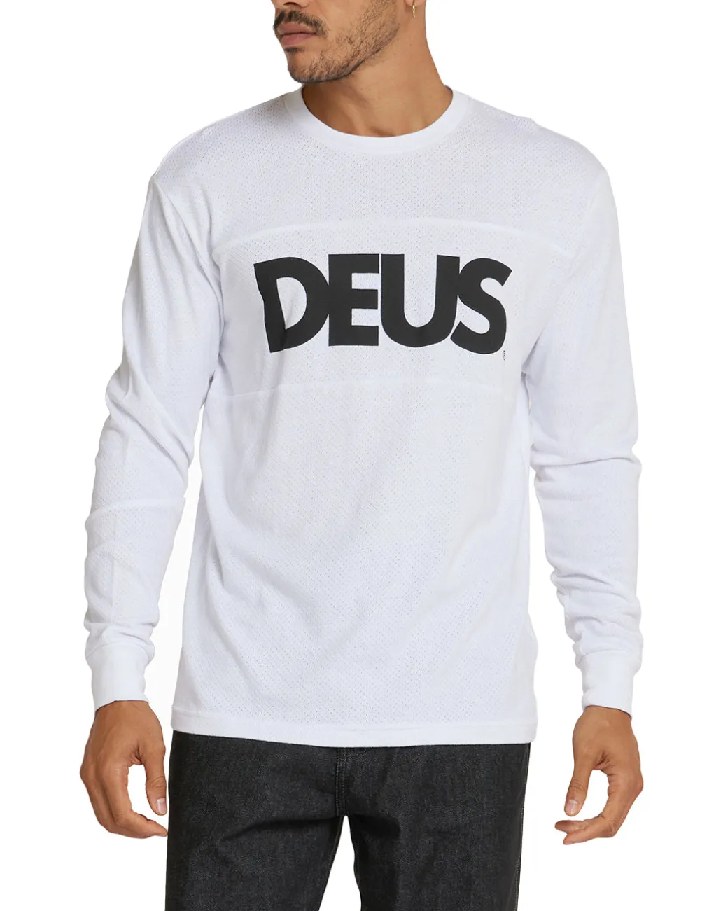 All Caps Moto Jersey - White