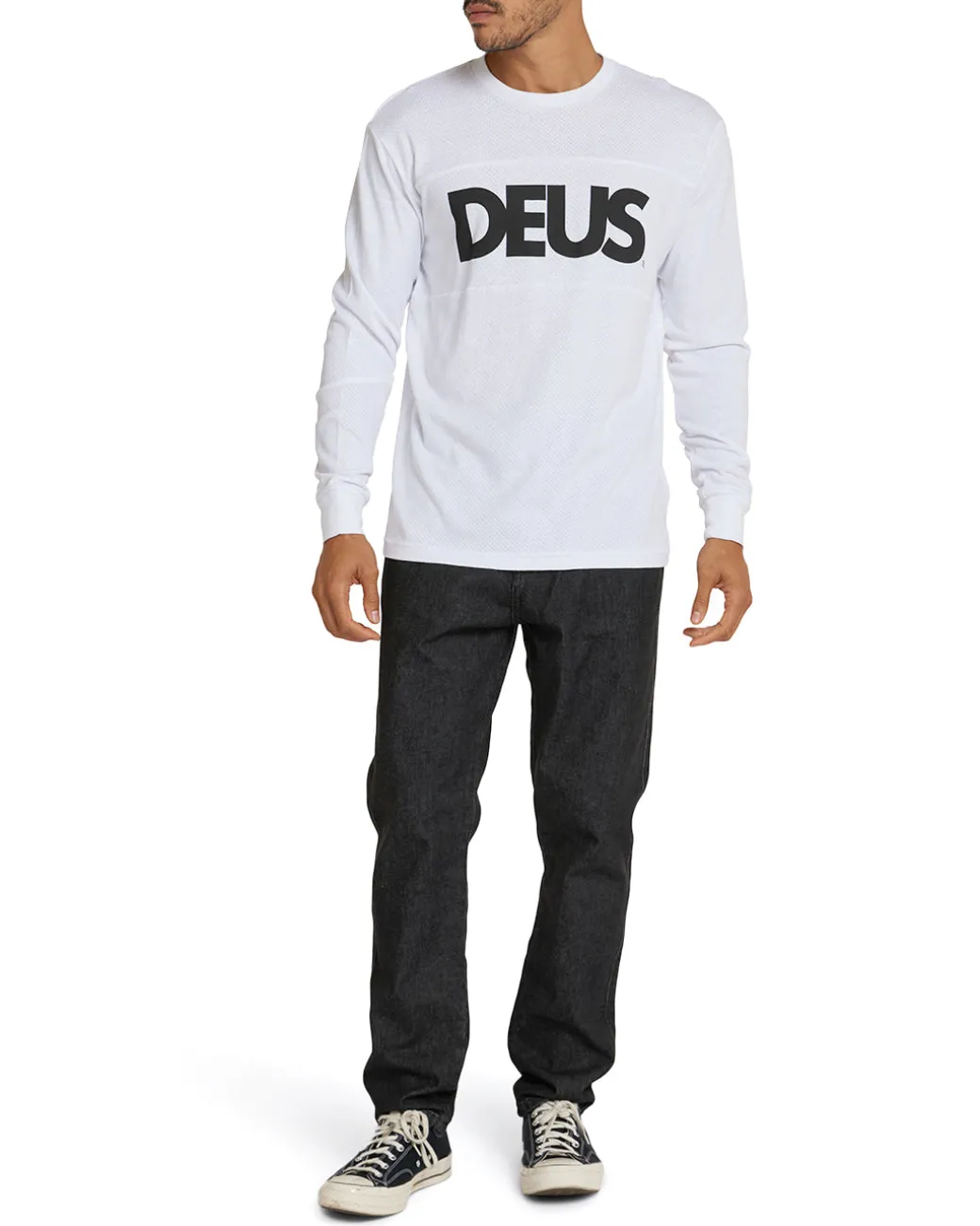 All Caps Moto Jersey - White