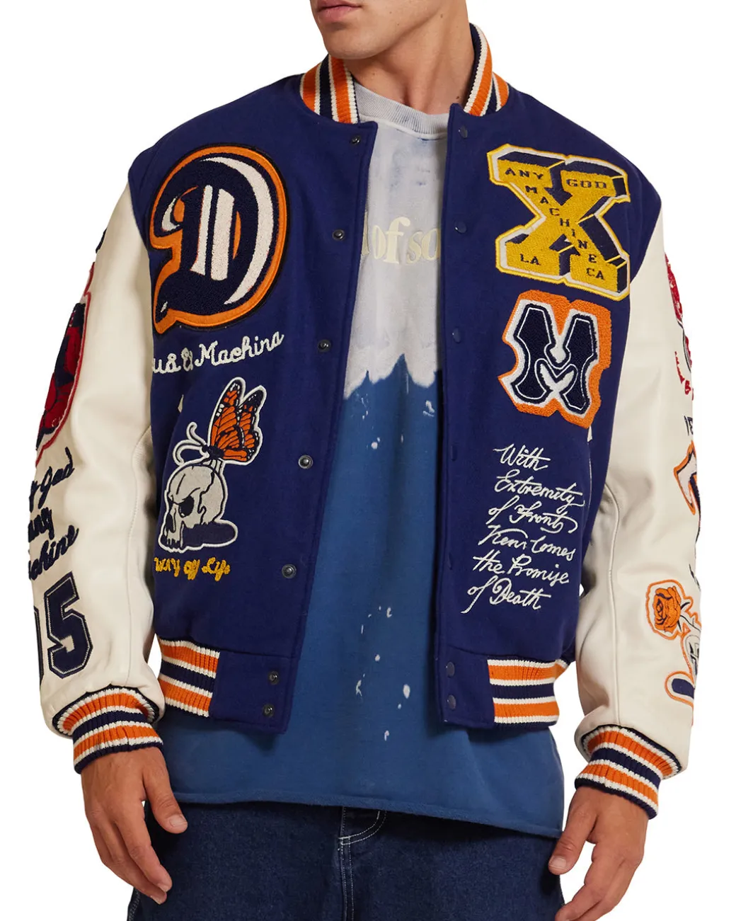 Amanita Varsity Jacket - Patriot Blue