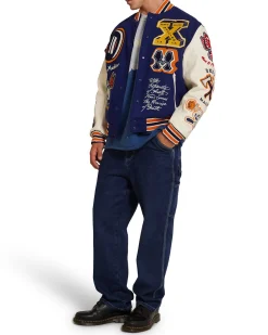 Amanita Varsity Jacket - Patriot Blue
