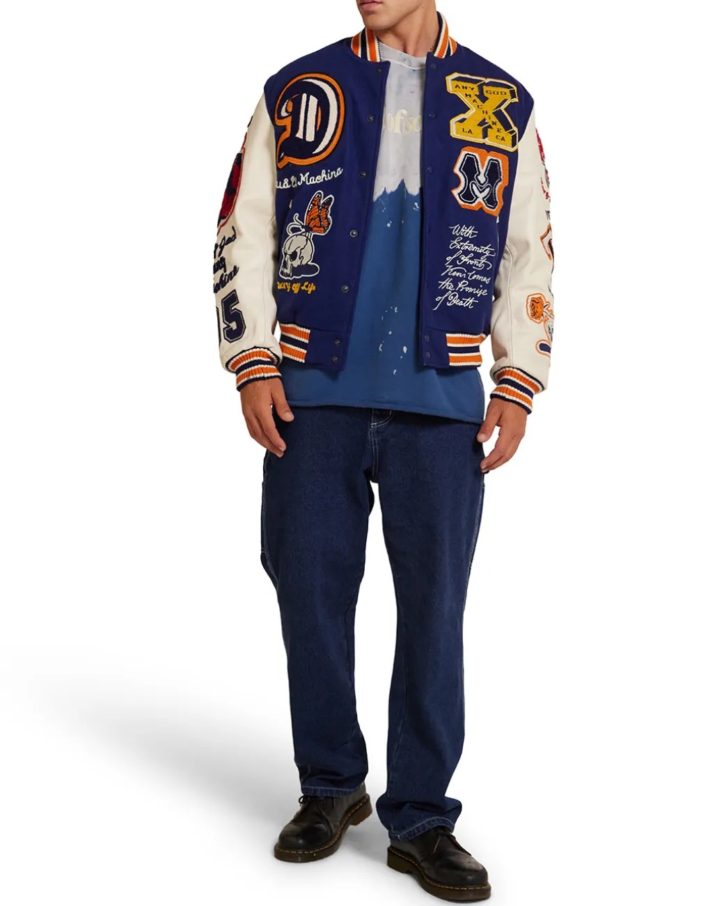 Amanita Varsity Jacket - Patriot Blue