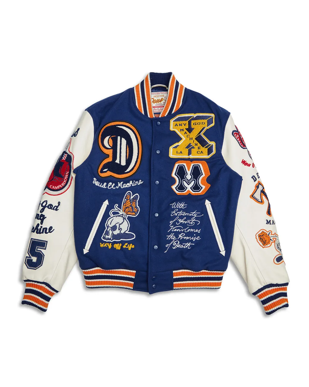 Amanita Varsity Jacket - Patriot Blue