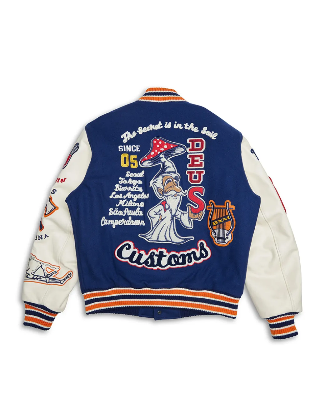 Amanita Varsity Jacket - Patriot Blue