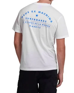 Biarritz Surf Tee - Vintage White