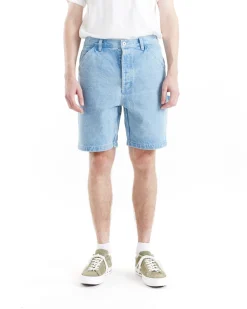 Big Fella Denim Short - Lt Stone
