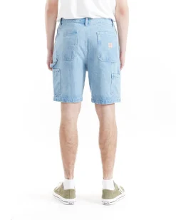 Big Fella Denim Short - Lt Stone