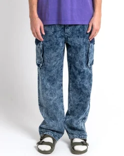 Burly Cargo Pant - Mid Indigo