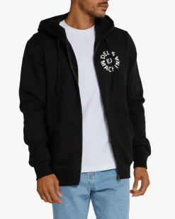 Circle Logo Hoodie - Black