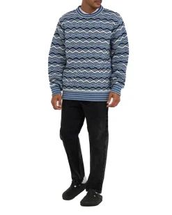 Comber Knit Sweater - Maui Blue