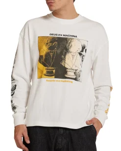 Divine Spark Long Sleeve Tee - Vintage White