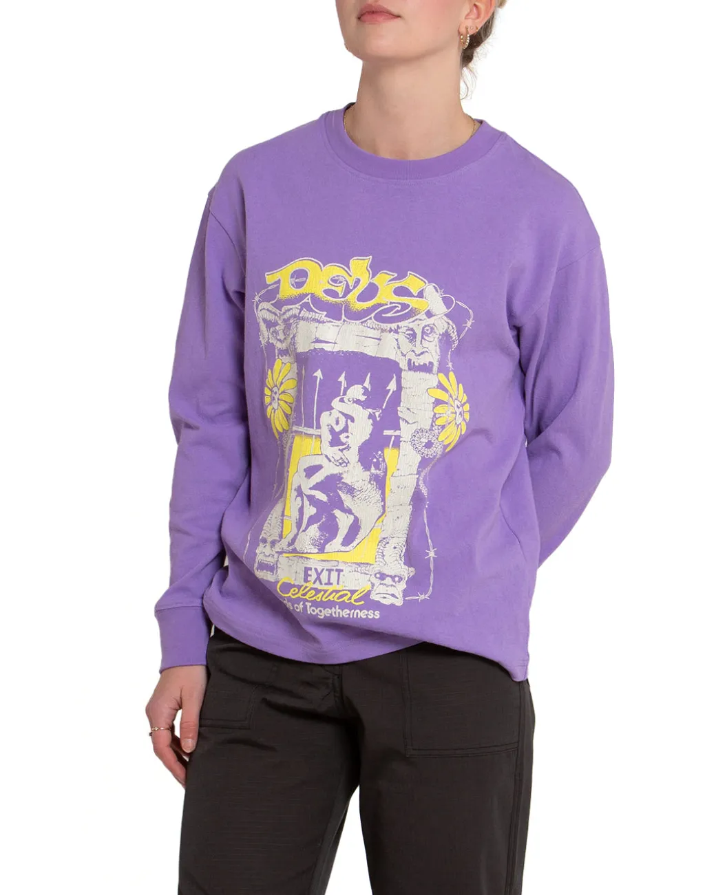 Embrace Long Sleeve Tee - Bougainvillea