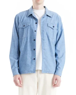 Forecourt Denim Shirt - Indigo Chambray