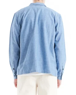 Forecourt Denim Shirt - Indigo Chambray