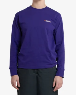 Foxtrot Long Sleeve Tee - Deep Blue
