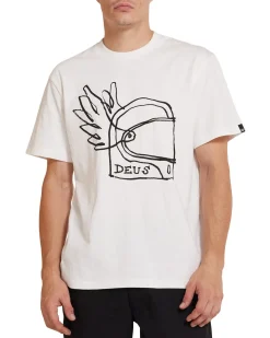 Helmet Tee - Vintage White