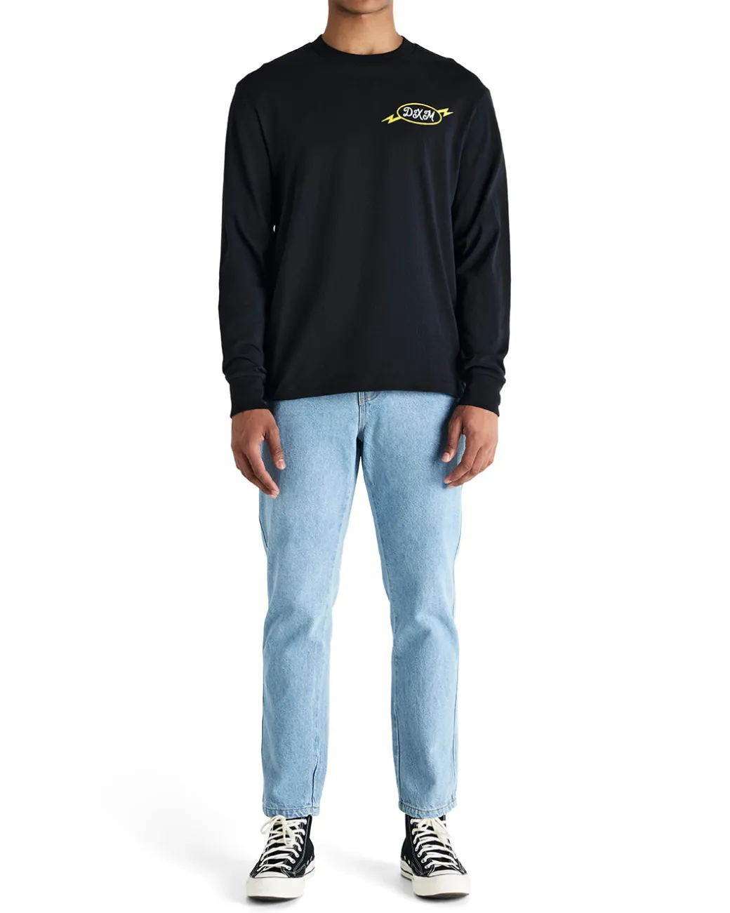 Iota Long Sleeve Tee - Black
