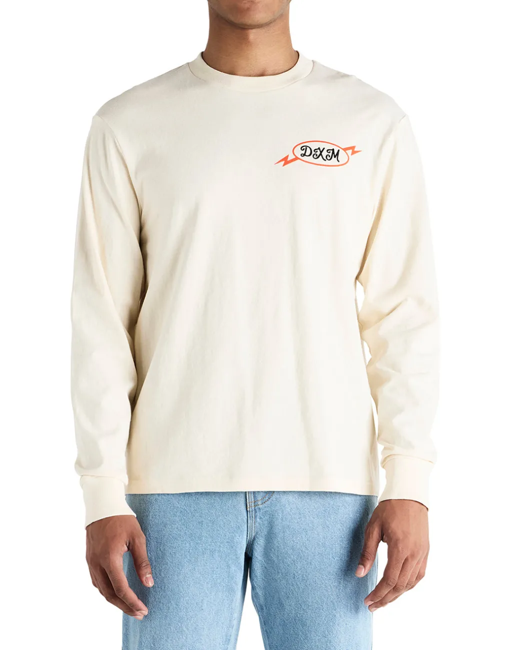 Iota Long Sleeve Tee - Dirty White