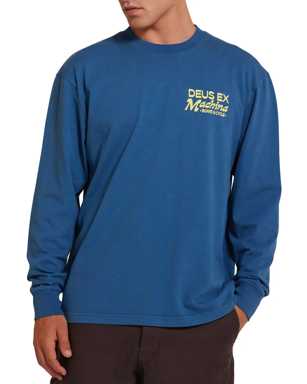 Last Resort Long Sleeve Tee - Moroccan Blue