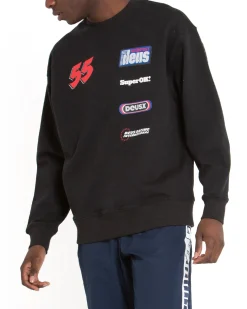 Moto Decal Crew - Black