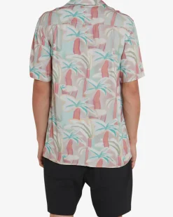 Palms Shirt - Sea Foam
