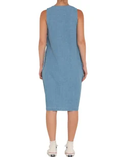 Piri Dress - Indigo Blue Chambray