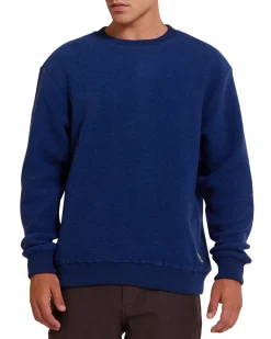 Reo Textured Fleece - Blue