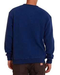 Reo Textured Fleece - Blue