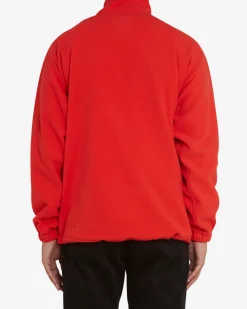 Ridgeline Fleece Pullover - Blaze Orange