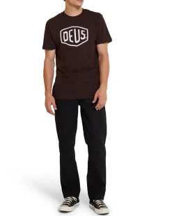 Shield Tee - Choc Brown