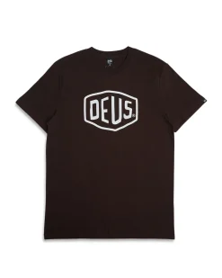Shield Tee - Choc Brown