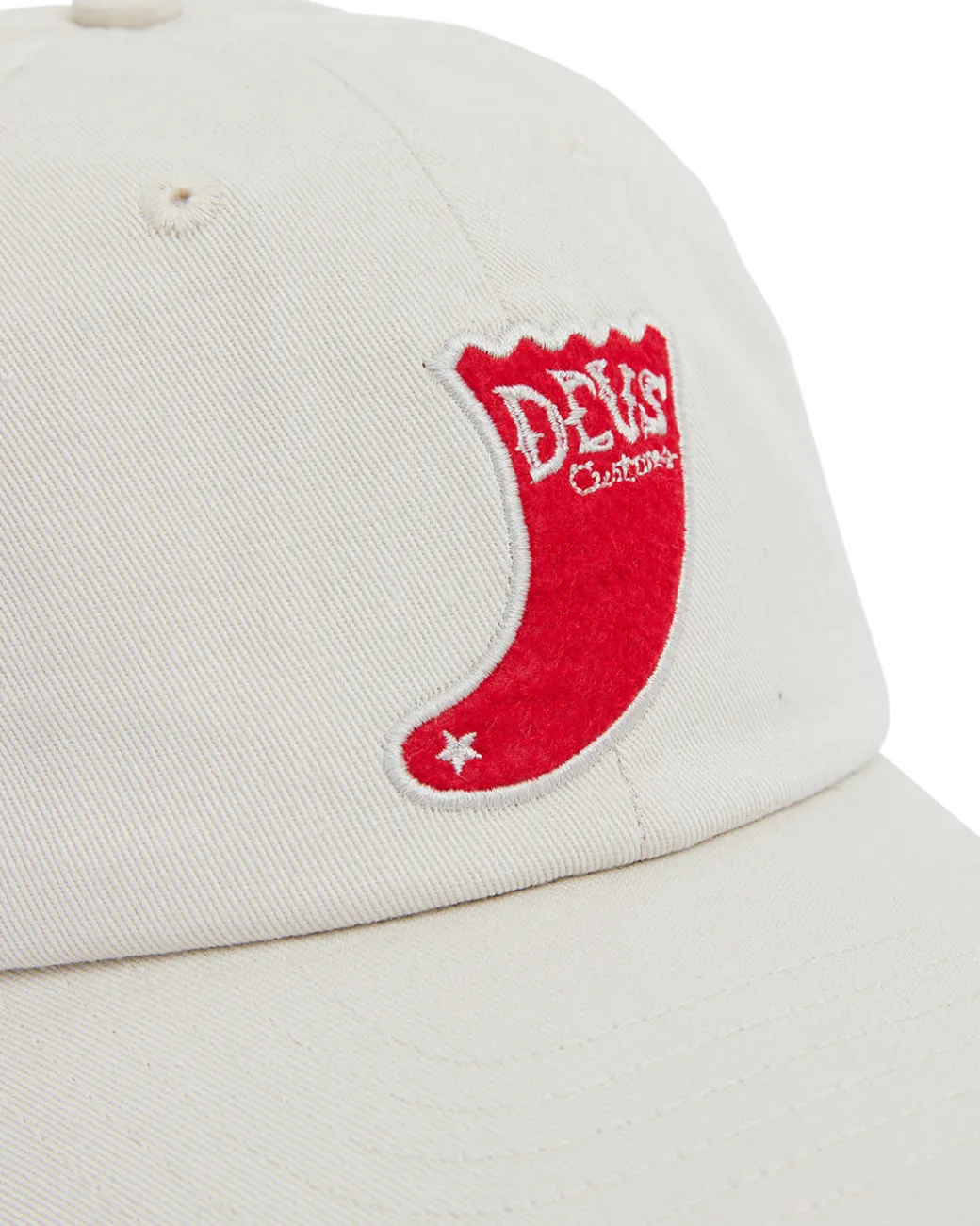 Single Fin Dad Cap - White