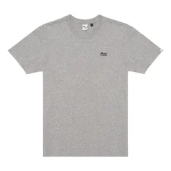 Standard Embroidered Tee - Grey Marle
