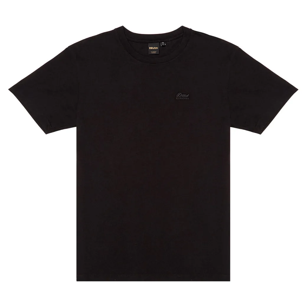 Standard Embroidered Tee - Black