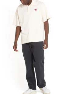 Stokes Records Polo - Dirty White