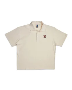 Stokes Records Polo - Dirty White
