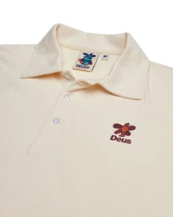 Stokes Records Polo - Dirty White