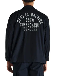 Tommy Poplin Surf Shirt - Black