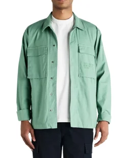 Tommy Poplin Surf Shirt - Shale Green