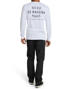Venice Address Long Sleeve Tee - White