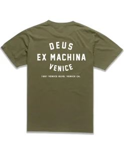 Venice Skull Tee - Forest Green