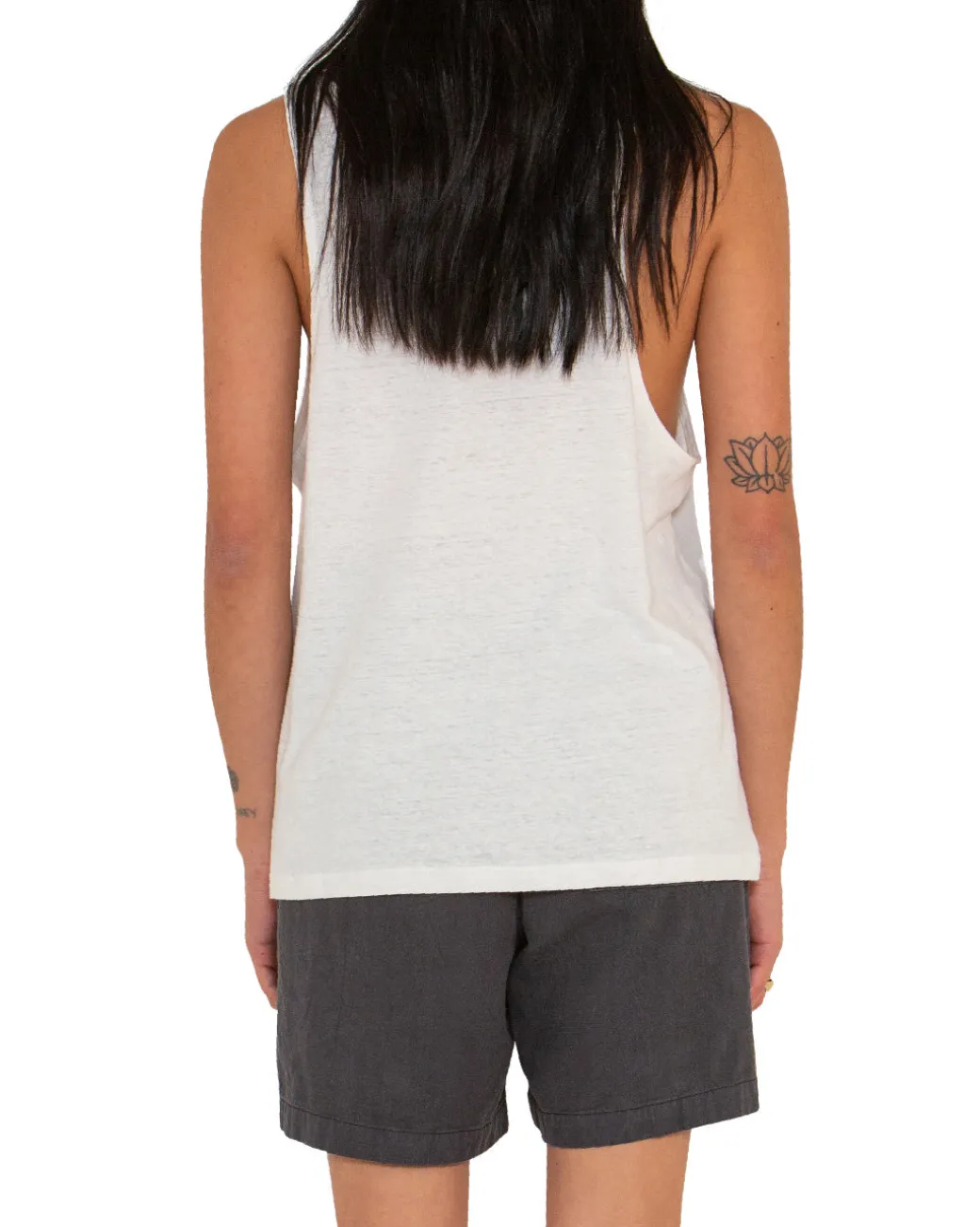 Waverley Tank (Oversized Fit) - Dirty White
